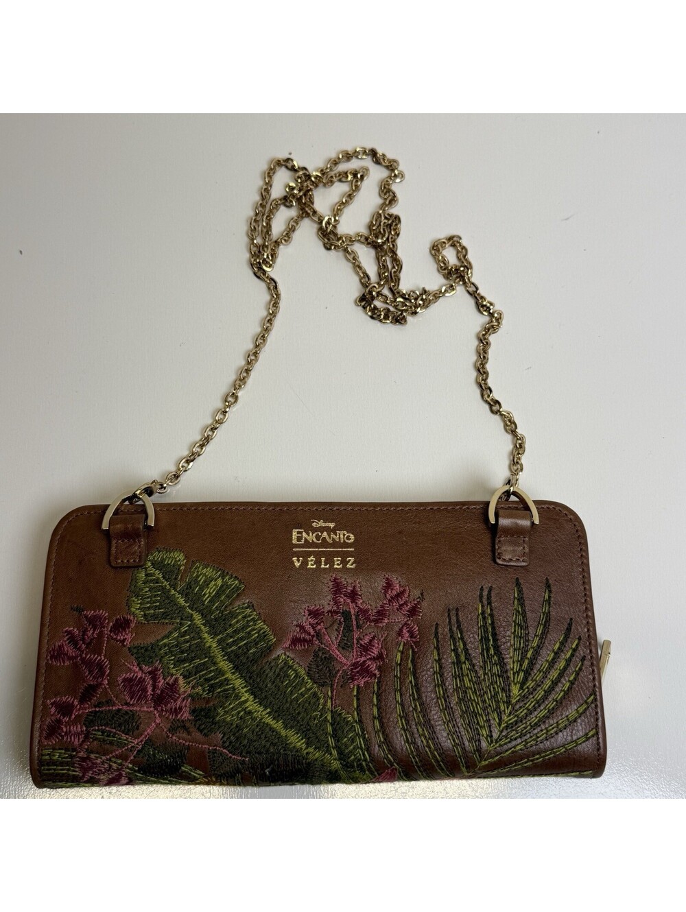 Disney Encanto Crossbody Bag Handbag Wallet Purse Organizer Travel Velez Floral